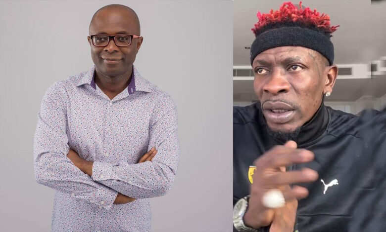 Kwasi Aboagye Addresses Shatta Wale's Social Media Outburst and Challenges Him to Prove £80,000 Payment