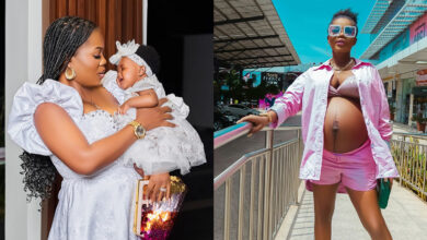 Netizens react to MzBel's Breastfeeding Photos of New Baby - Full Details Here
