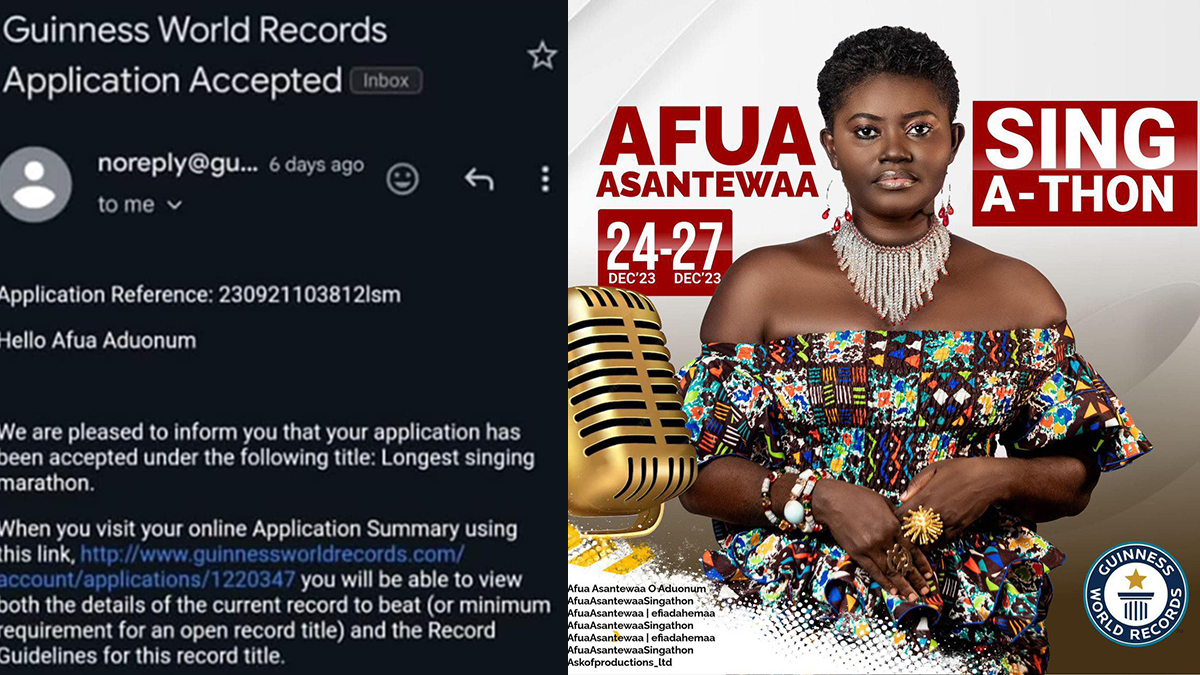 Broadcast Journalist Sets Sights on Breaking Singathon Record in Ghana! Strictly Singing Ghanaian songs for 117-120 Hours? - Full Details Here