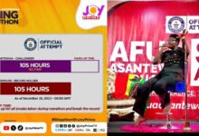 Livestream: Afua Asantewaa Aduonum's Epic Attempt to Break the Guinness World Record for Longest Singing Marathon Enters Final Day 5 - Checkout Highlights So Far!