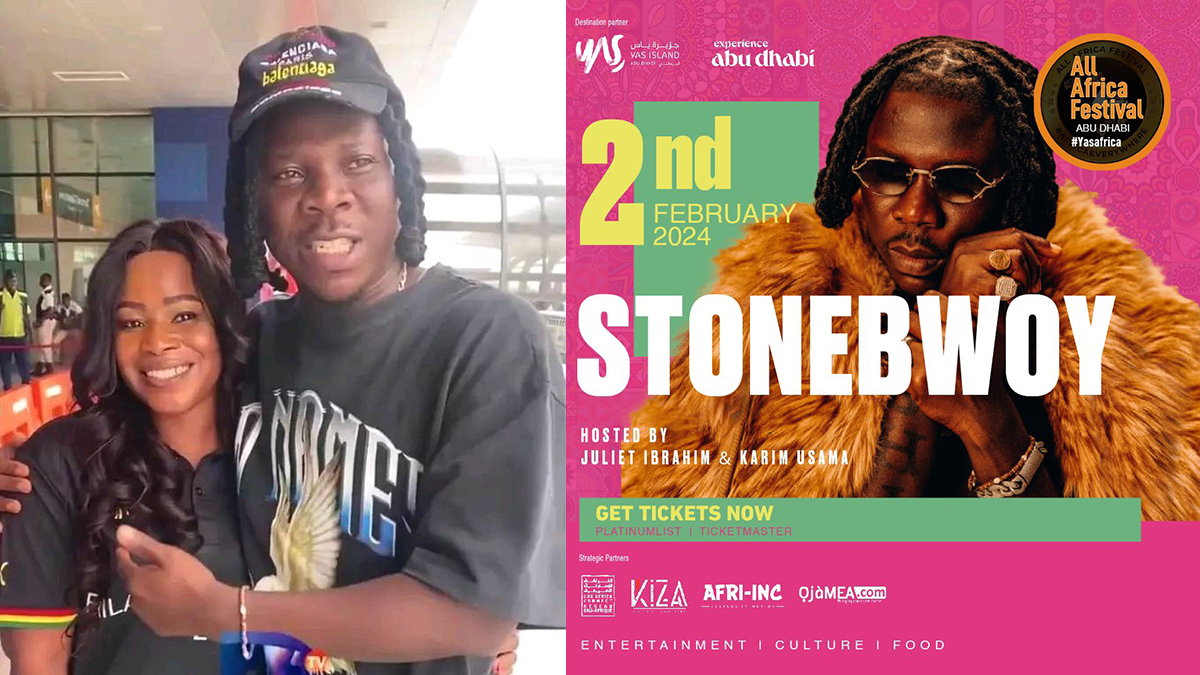 Stonebwoy Headlines Abu Dhabi's All Africa Festival 2024; Meets Up With Chef Faila with an Apology & Reasons for No Show at Cookathon!
