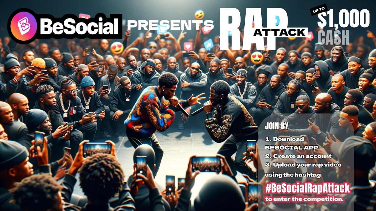 Introducing the Rap Attack Music contest on BeSocial!