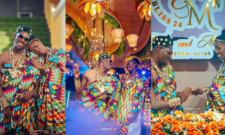 Moses Bliss & Marie's Colorful Traditional Wedding Ceremony Highlights - PHOTOS