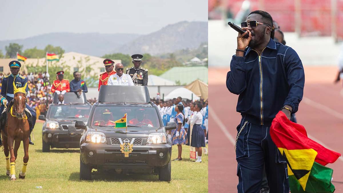 Amerado's "Kweku Ananse" played as President Akufo-Addo's Official Entrance Song to Independence Day Parade - More HERE!