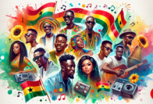 Sounds of the Black Star: 2024 Ghana Month Playlist. Photo Credit: Generated from Dalle-E 3.