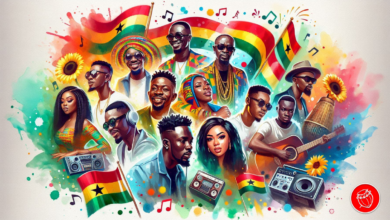 Sounds of the Black Star: 2024 Ghana Month Playlist. Photo Credit: Generated from Dalle-E 3.