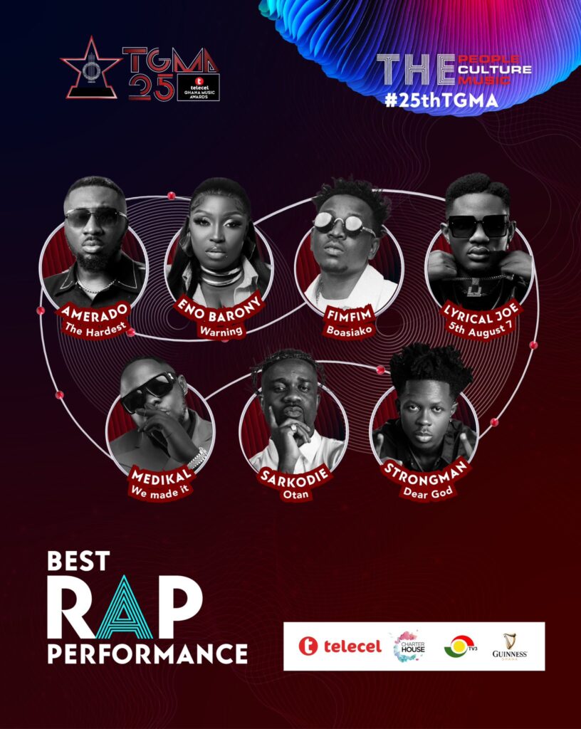 Best Rap Performance - Telecel Ghana Music Awards 2024