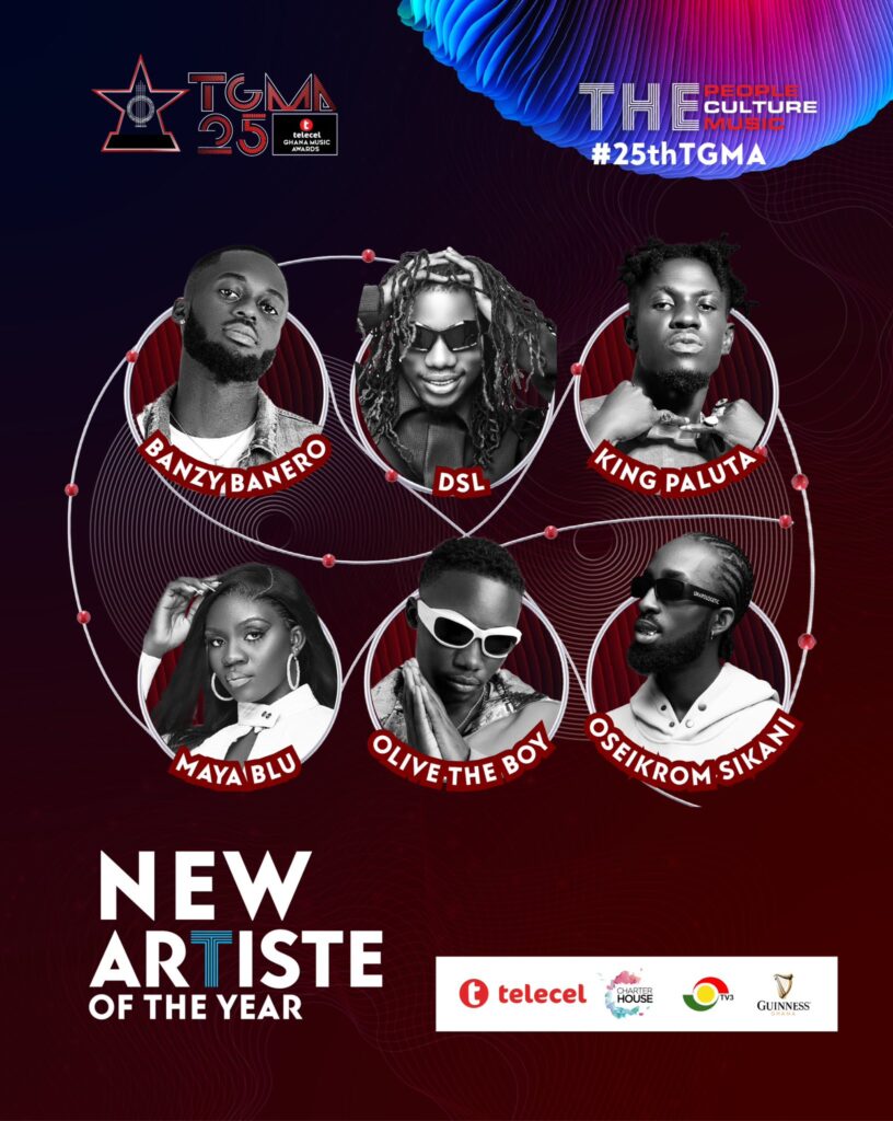 New Artiste of the Year - Telecel Ghana Music Awards 2024