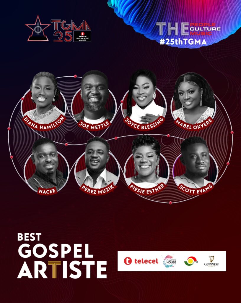 Best Gospel Artiste - Telecel Ghana Music Awards 2024