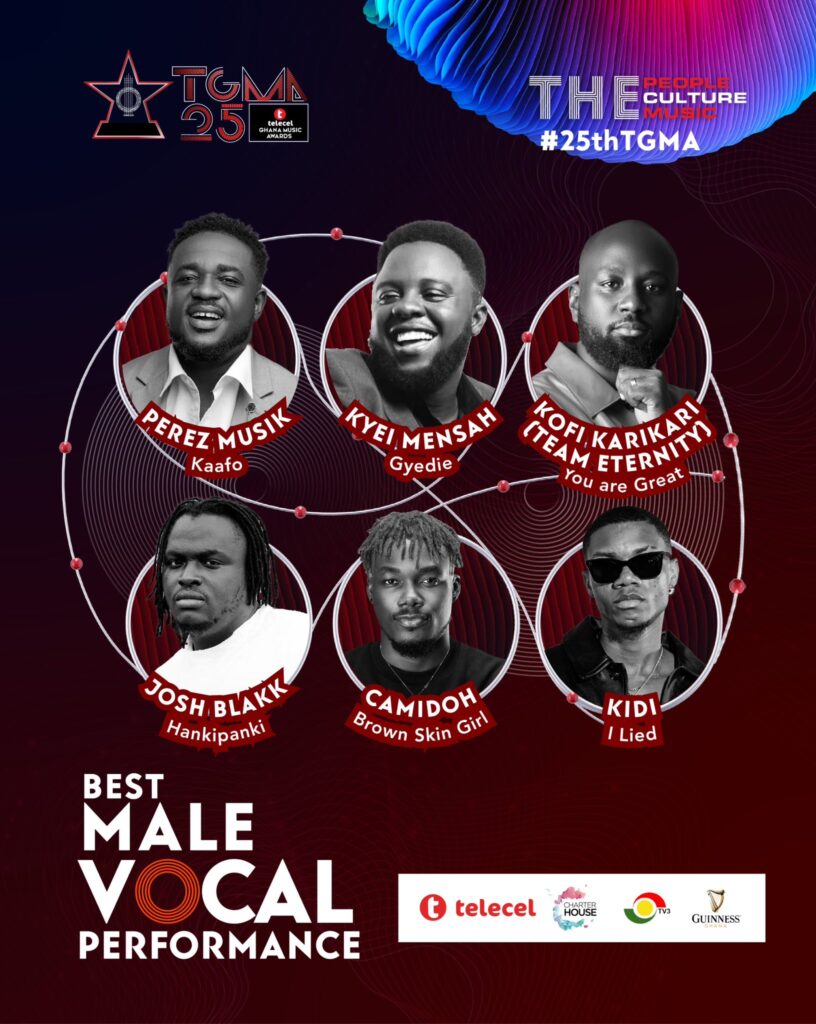 Best Male Vocal Performance - Telecel Ghana Music Awards 2024