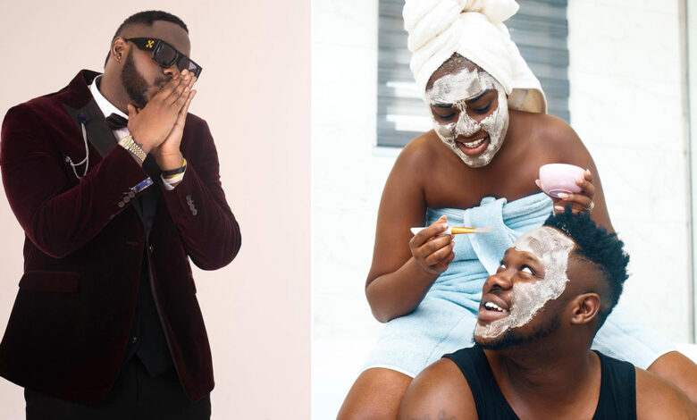 Medikal Conceals Fella's Tattoo on his arm following divorce! - More HERE!