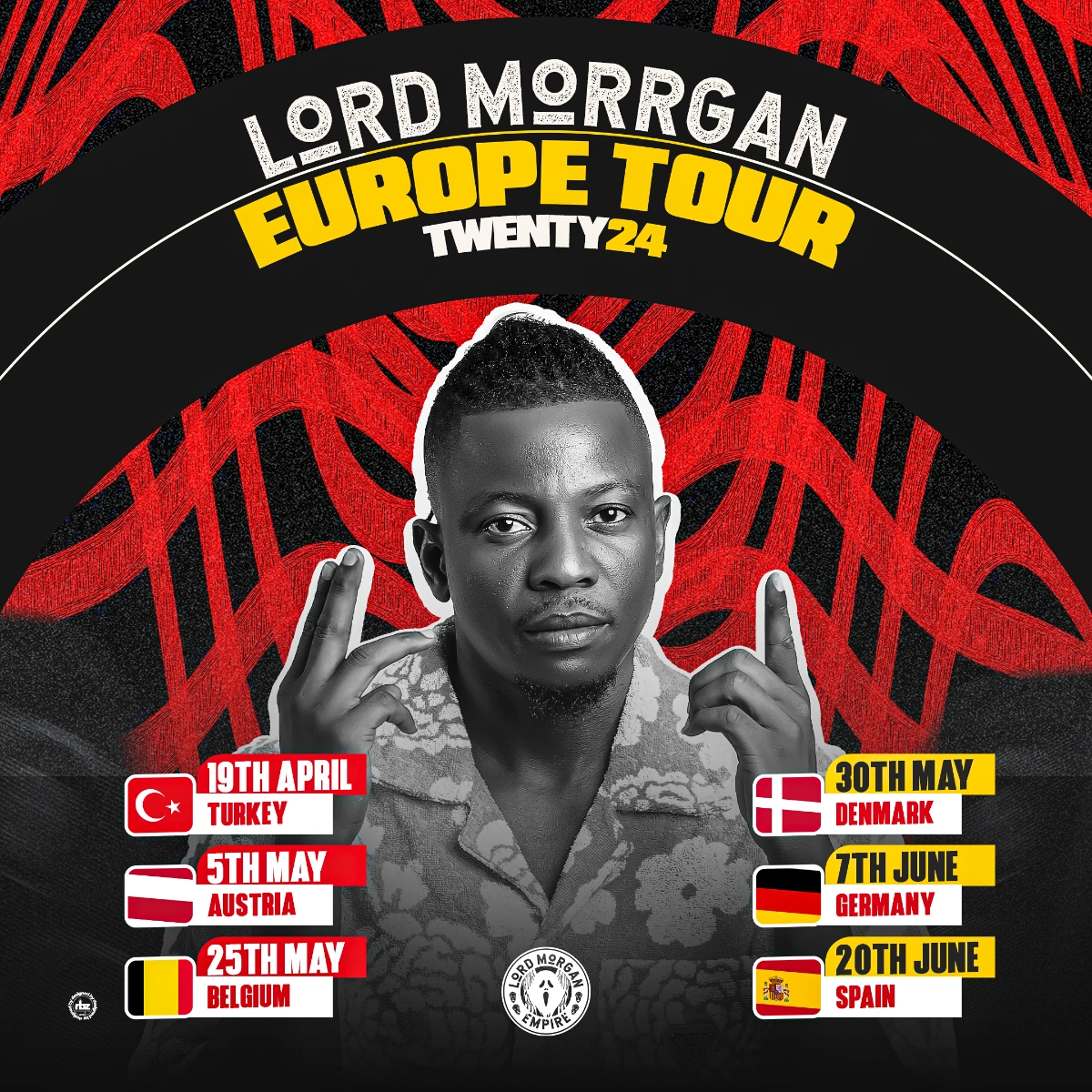 Lord Morrgan Europe Tour Twenty24.