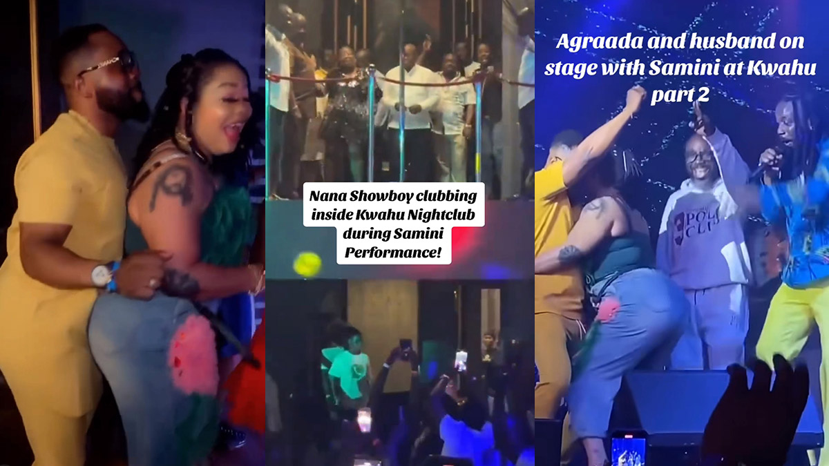 Akufo-Addo, Agradaa & husband Spotted Jamming to Samini's performance in Kwahu Nightclub - Full Details HERE!