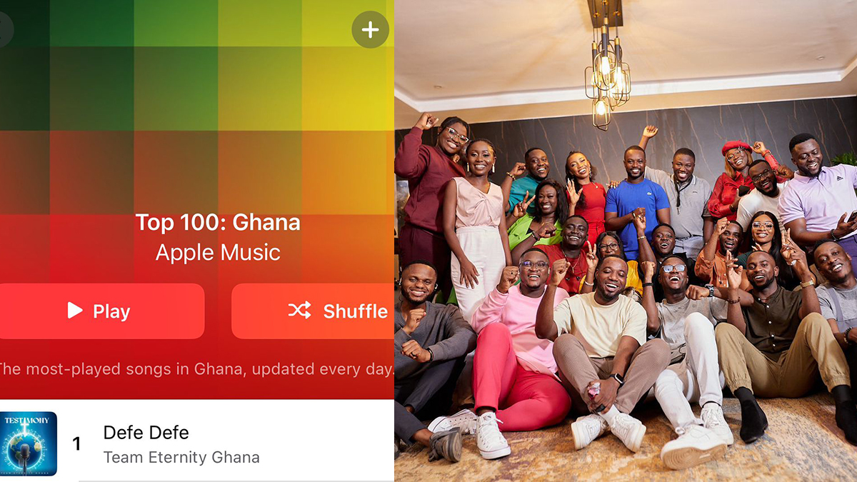 Team Eternity's "Defe Defe" off Latest "Testimony" album, rules Apple Music Top 100: Ghana! - LISTEN