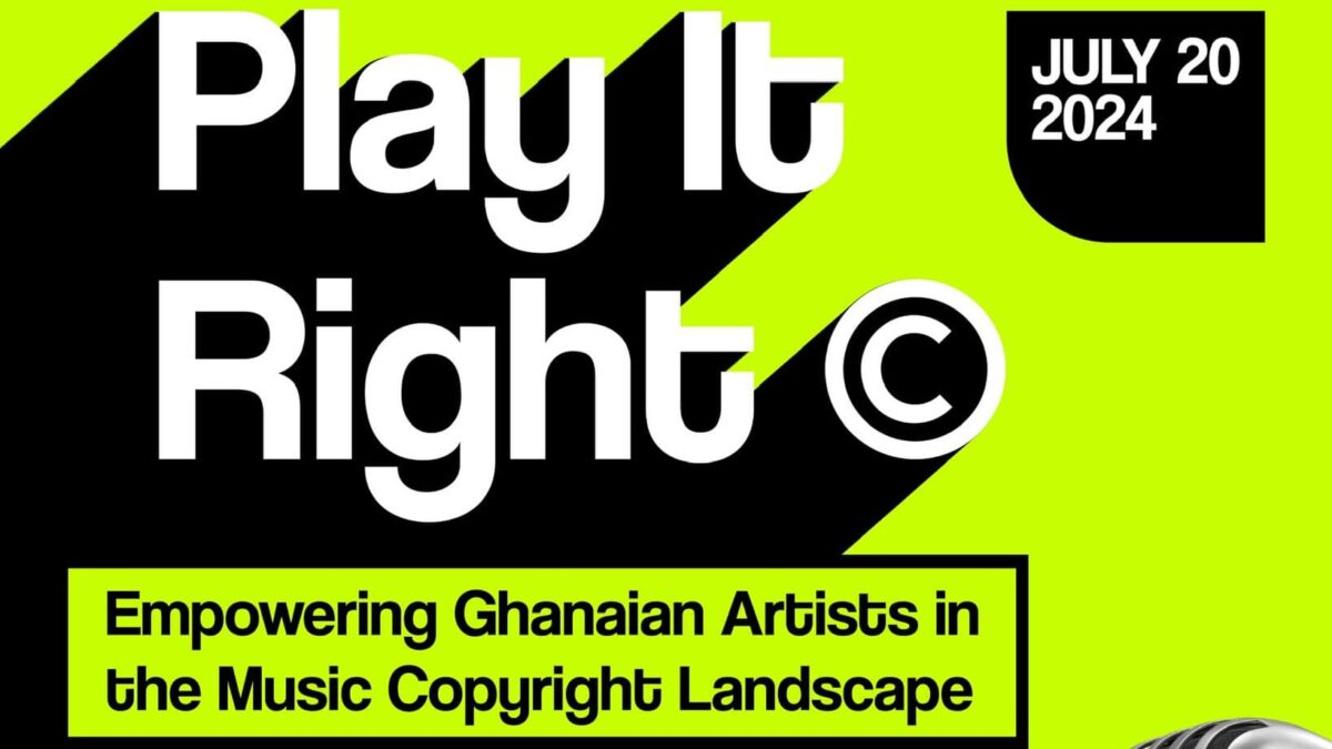 Play It Right! Creative Arts Agency to host exciting music copyright event