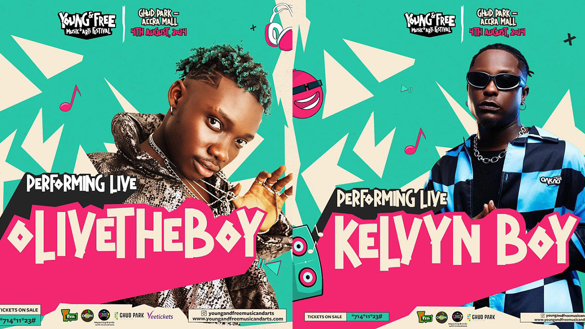 OliveTheBoy, Kelvynboy, others ready for Young & Free Music & Arts Festival on August 4 - Full Details HERE!
