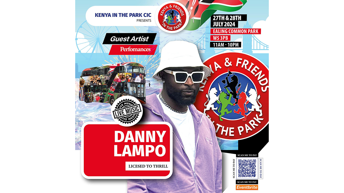 Celebrate Kenyan Culture with Music, Dance, and Danny Lampo at Kenya & Friends in the Park - Full Details HERE!