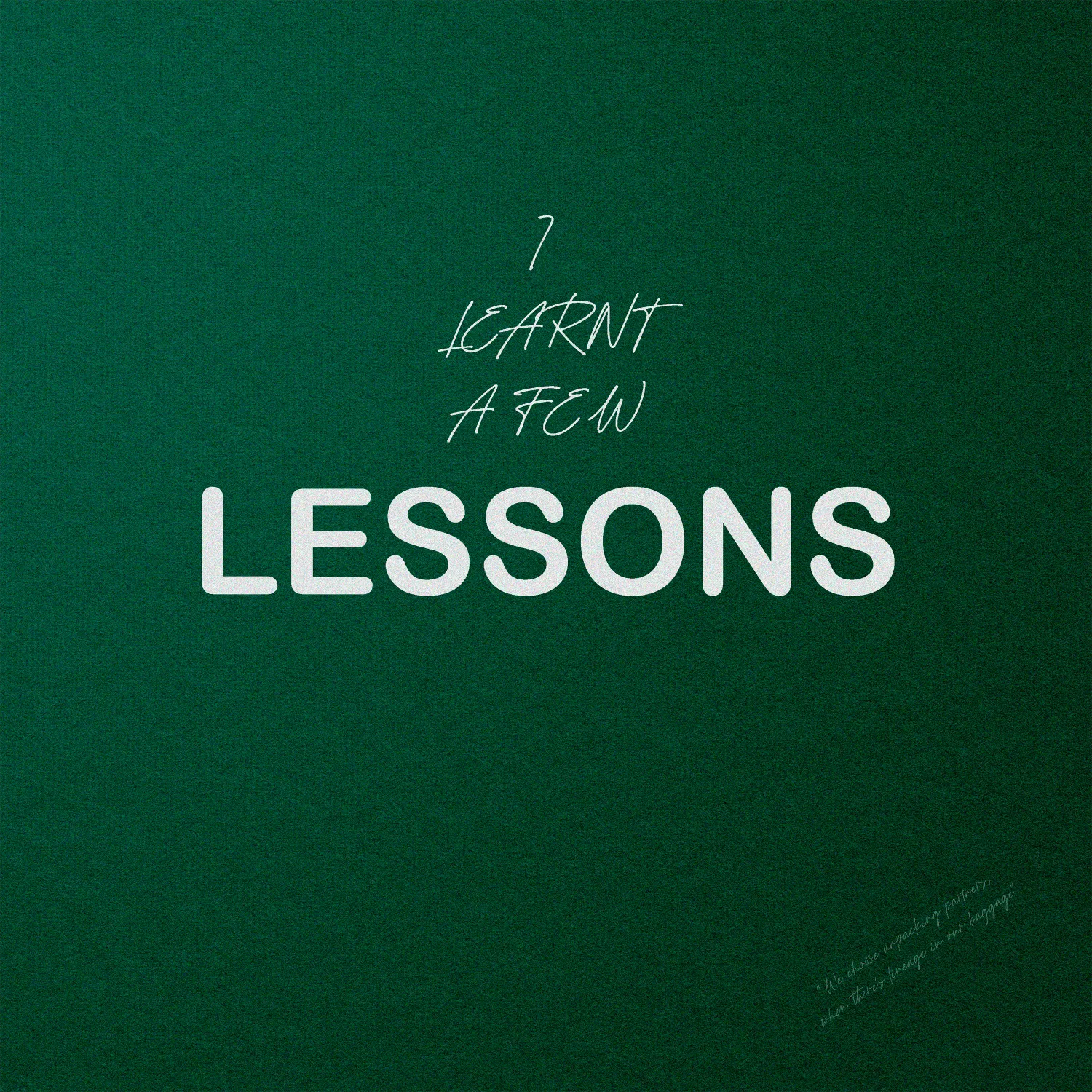 Cover Artwork: Teejay Mokoena - Lessons