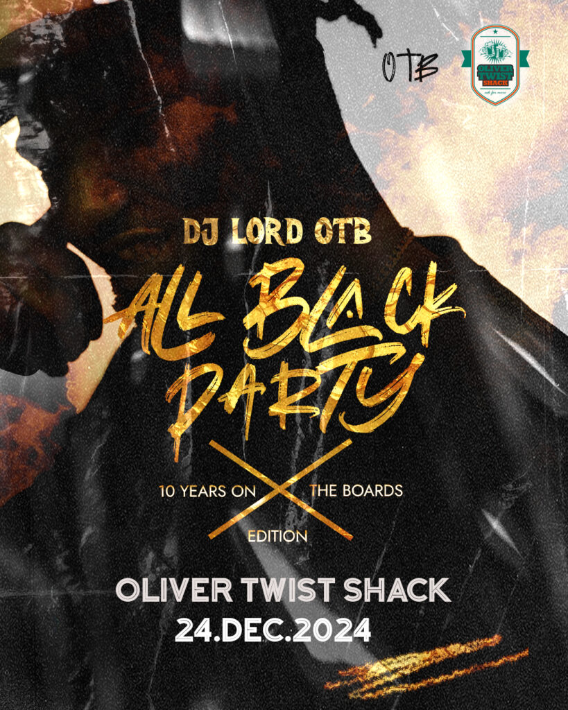 DJ Lord OTB All Black Party - 10 Years On The Boards.