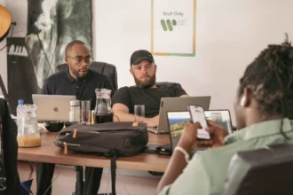 Co-Directors, Warner Music Africa Francophone Marc-Andre Niang & Yoann Chapalain. Photo Credit: Warner Africa Francophone