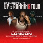 Stonebwoy UP & RUNNIN6 Tour in London. Credit: Stonebwoy/Instagram