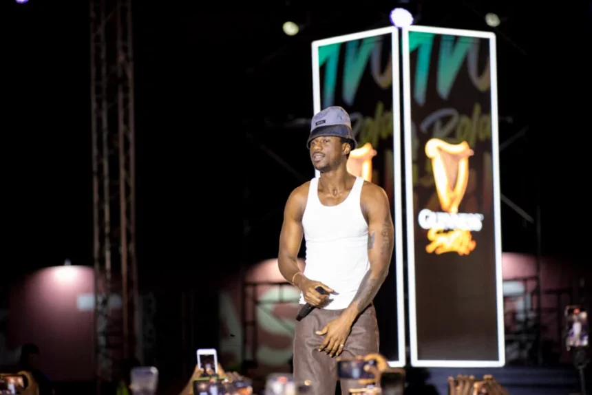 Joey B performs at the Guinness Accravaganza Smooth Edition. Photo Credit: X
