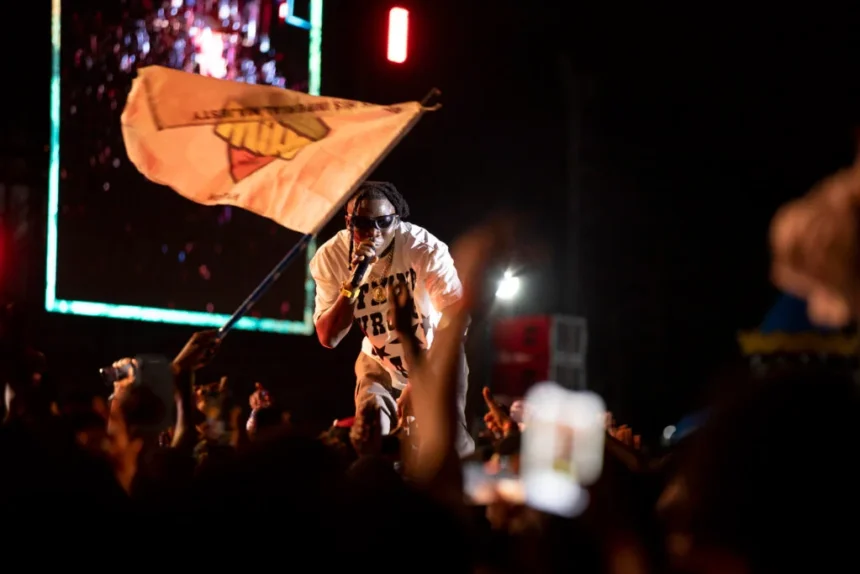 Stonebwoy performs at the Guinness Accravaganza Smooth Edition. Photo Credit: X