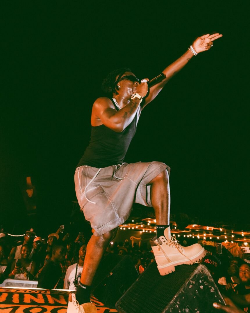 Stonebwoy performs at the Guinness Accravaganza Smooth Edition. Photo Credit: X