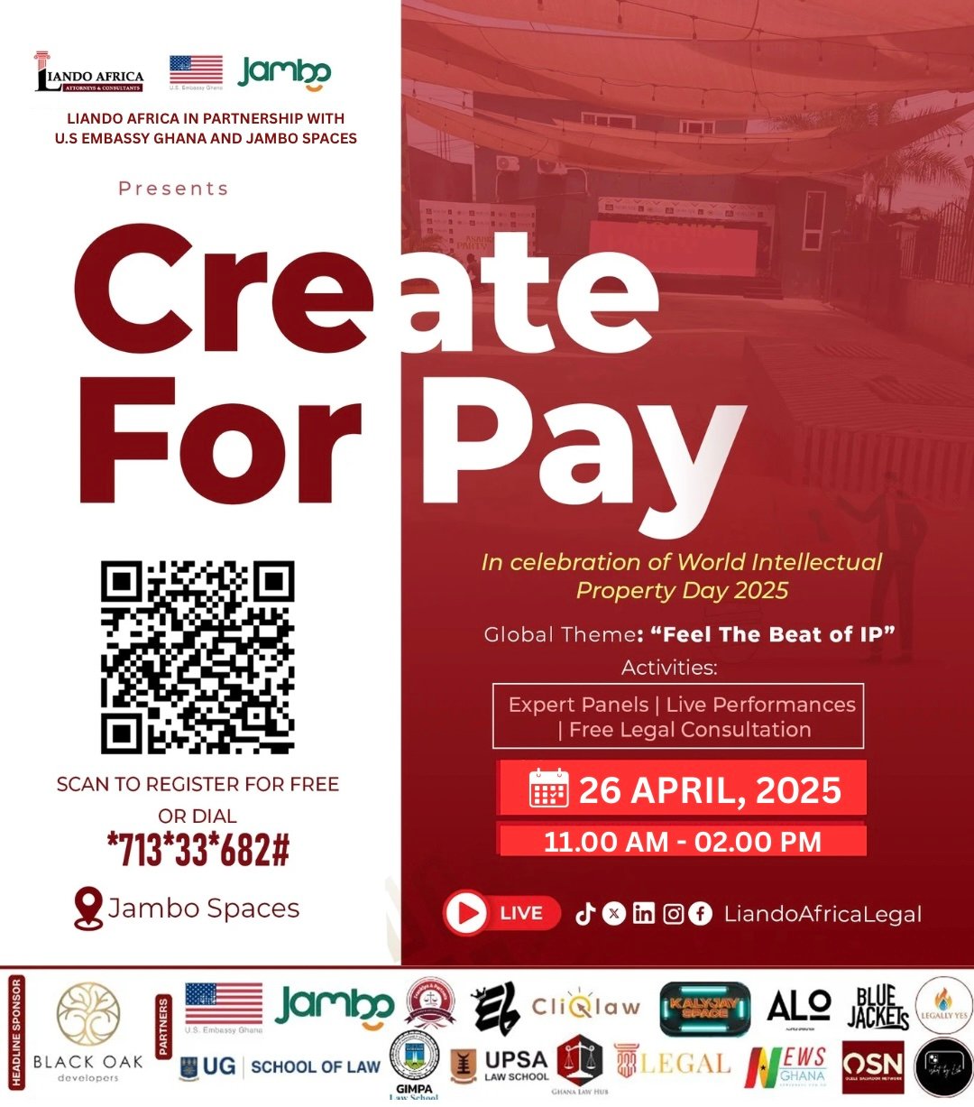 "Create for Pay" - Liando Afica.