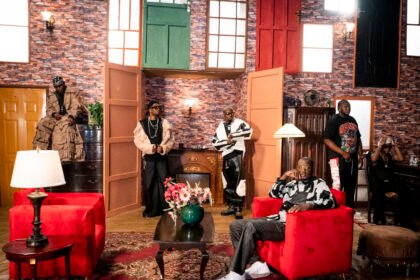 ID Cabasa, Bella Shmurda, Ayo Maff, and Ajebo Hustlers. Photo Credit: ID Cabasa