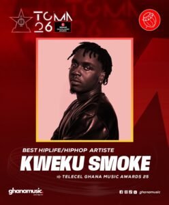 Best Hiplife/HipHop Artiste of the Year - Kweku Smoke