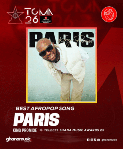 Best Afro-pop Song of the Year - Paris King Promise