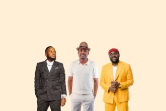 Jaymusic Sarela, Dr Lucky & Kingdmusic. Photo Credit: Dr. Lucky