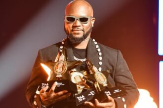 King Promise with TGMA 2025 Plaques