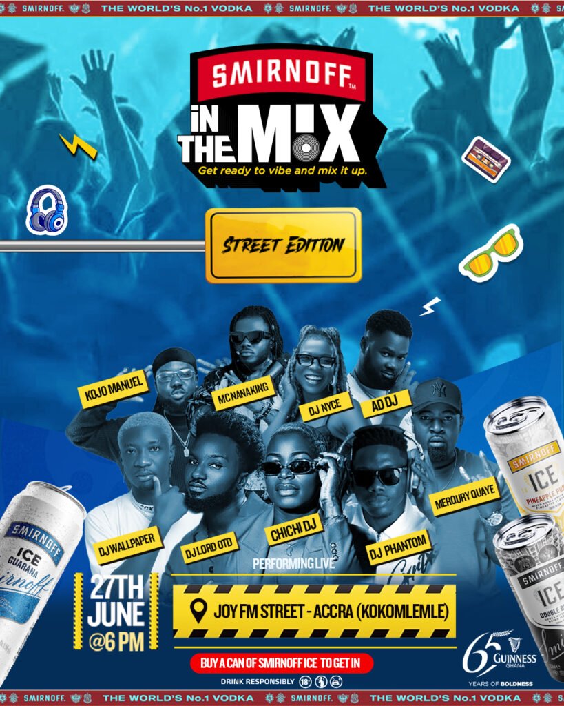 Smirnoff In The Mix. Credit: Smirnoff.