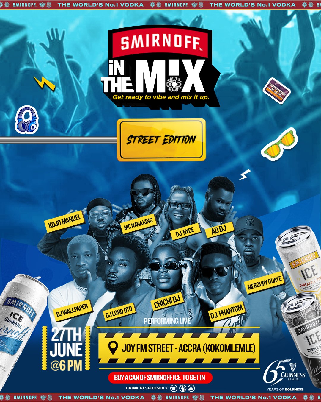 Smirnoff In The Mix. Credit: Smirnoff.