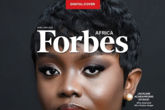 Gyakie for Forbes Africa 30 Under 30. Credit: Forbes Africa.