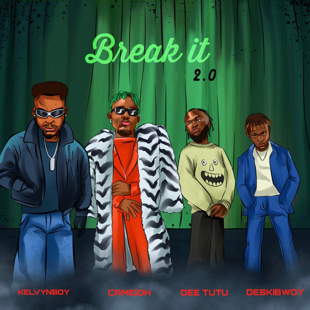 Cover Artwork: Break It 2.0 - Kelvyn Boy feat. Camidoh, Dee Tutu, & Deskibwoy