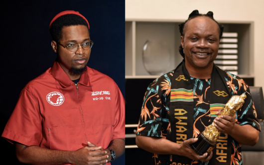 Ko-Jo Cue & Daddy Lumba. Credit: Joy News.
