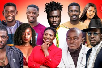 Artboard of Actors who made music. Credit: Ghana Music.