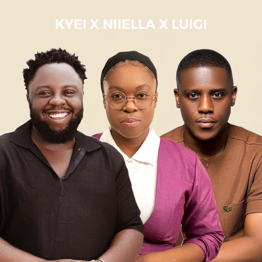 Kyei Mensah, Niiella and Luigi Mclean. Credit: Supplied.