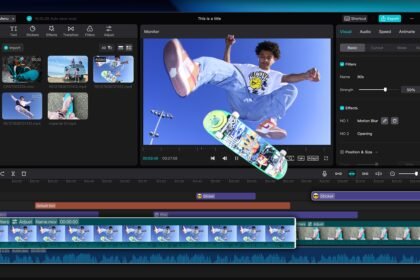 Using CapCut Video Editing Software. Credit: Supplied.
