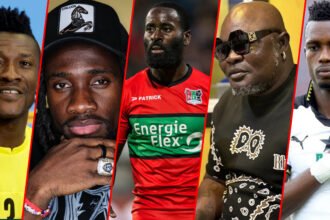 Ghanaian athletes who made music. Credit: Ghana Music.
