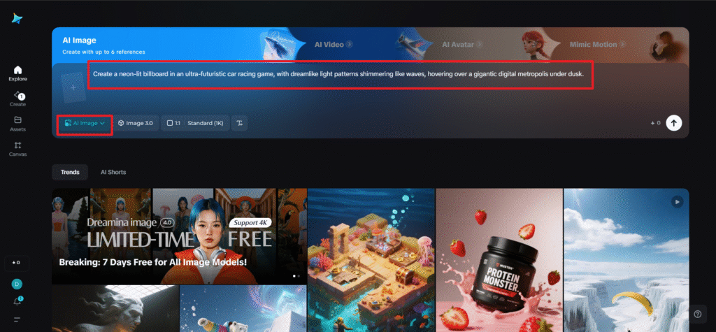Billboards in the Skybox. Credit: Dreamina.