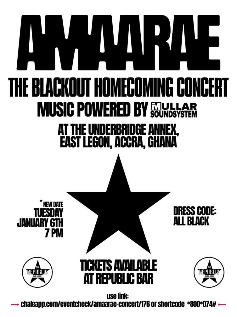 Amaarae - The Blackout Concert. Credit: Supplied.