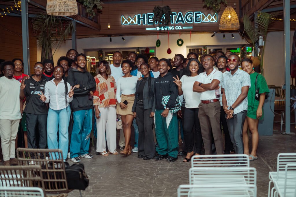 Group patrons with patrons at Basic Frameworks by BackStage Africa. Photo Credit: Supplied.