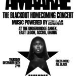 The Blackout: Amaarae Homecoming Concert. Credit: Supplied.
