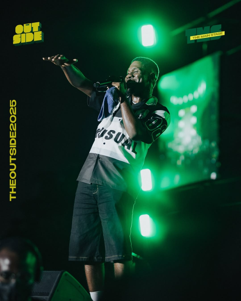 Praise MC at The Outside 2025. Photo Credit: Oasis Fathering/Instagram.