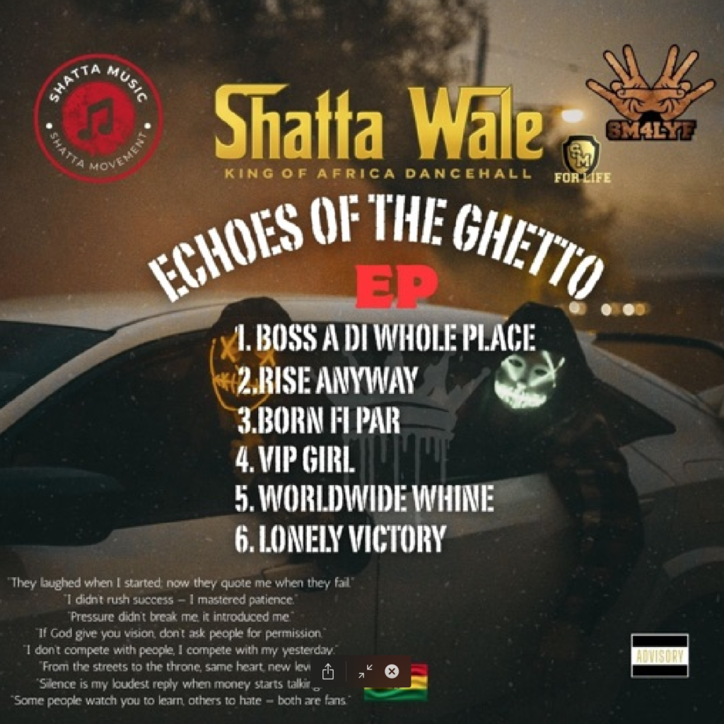 Cover Artwork: Echoes Of The Ghetto - Shatta Wale