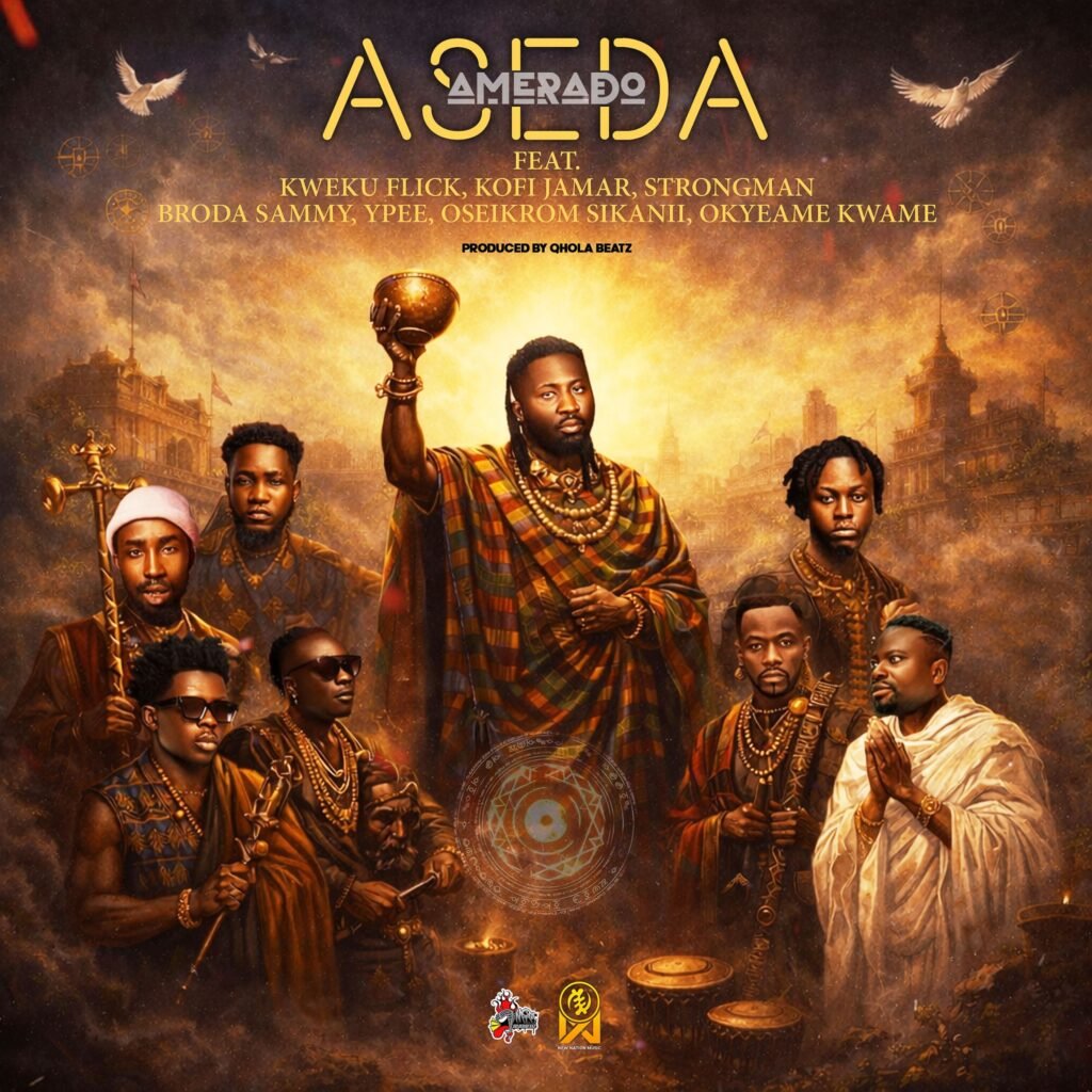 Cover Artwork: Amerado - Aseda ft. Strongman, Kweku Flick, Oseikrom Sikani, Ypee, Kofi Jamar, Okyeame Kwame & Brother Sammy